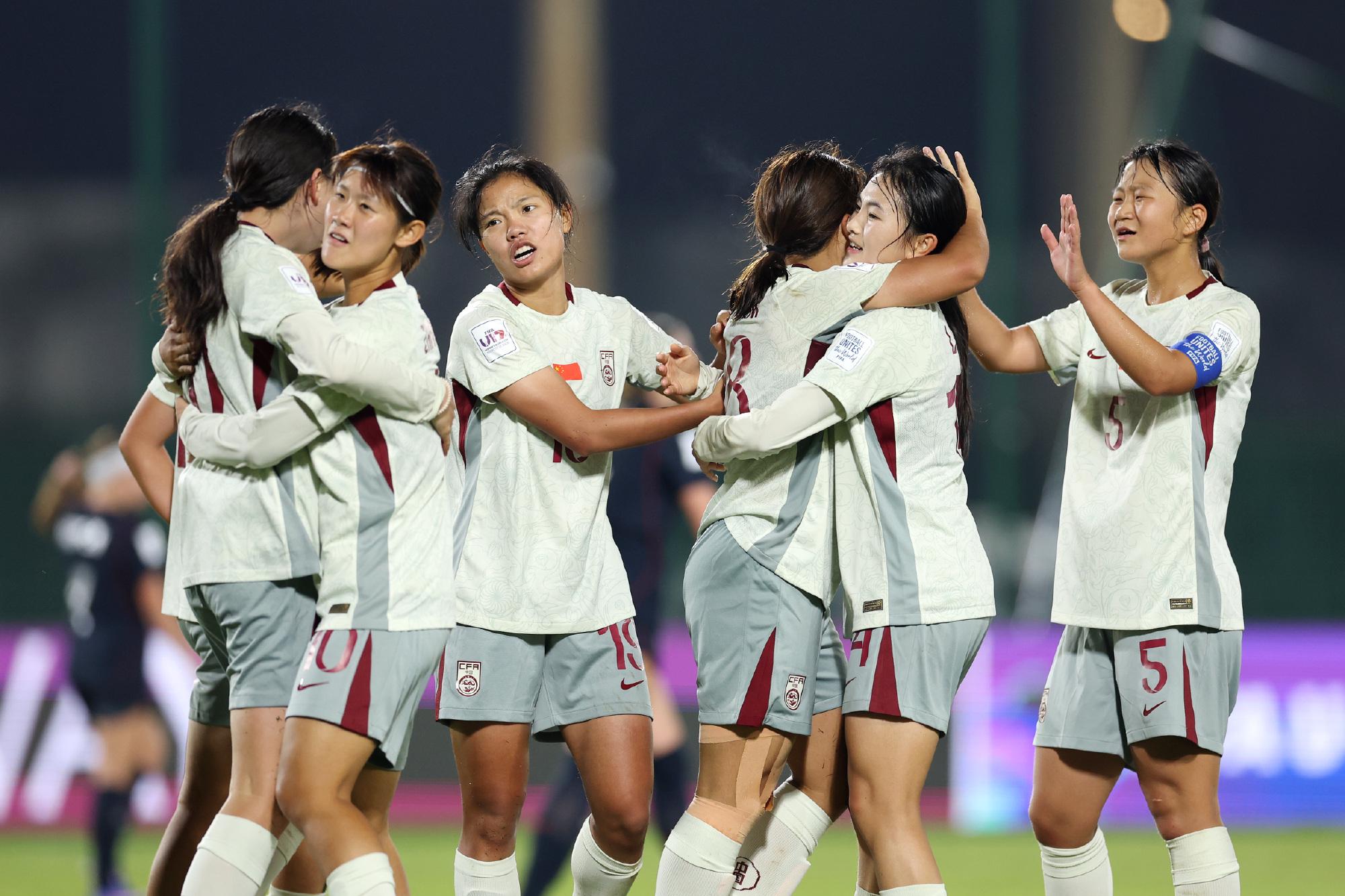 彩神v中国U17女足全胜出线!3